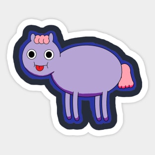 The Staring Horse Sticker